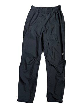 REI Rain Pant Black Kids Size XL / 14 Nylon Hiking Camping Adjustable Ankle